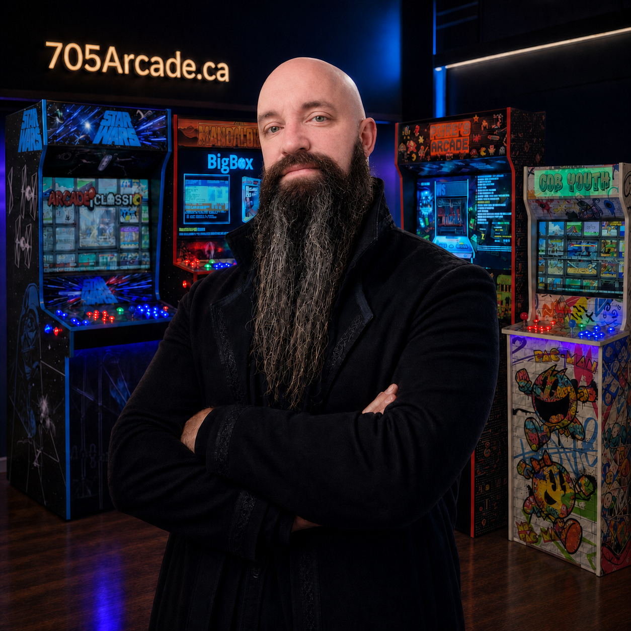 Andre - Founder and master arcade builder at 705Arcade