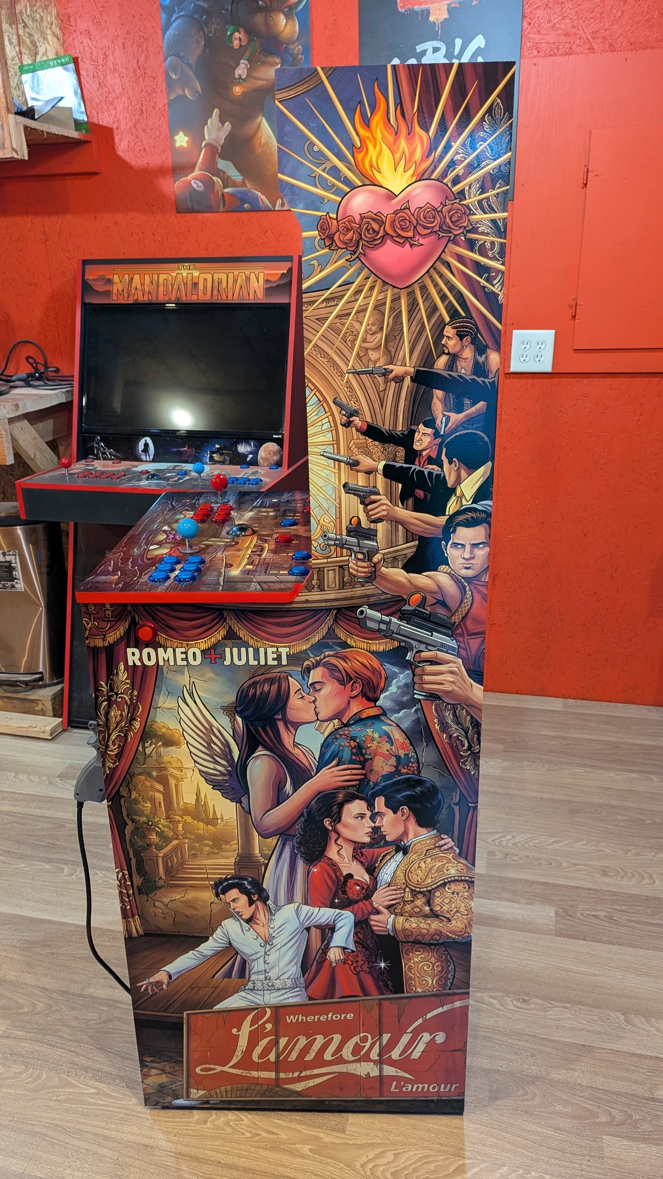 Romeo + Juliet full side wrap on Arcade Memories