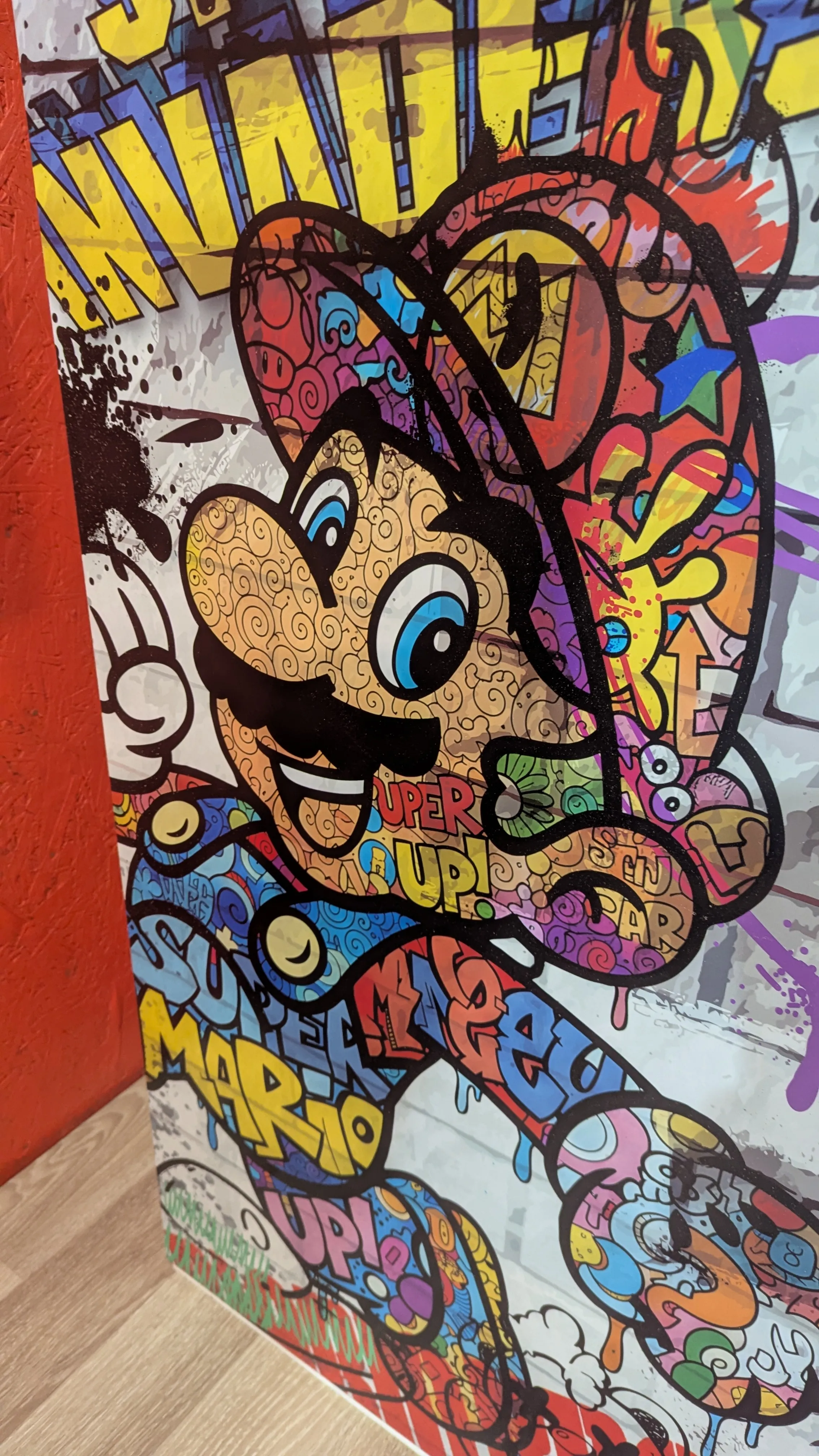 Graffiti Edition arcade machine side art and cabinet wrap detail