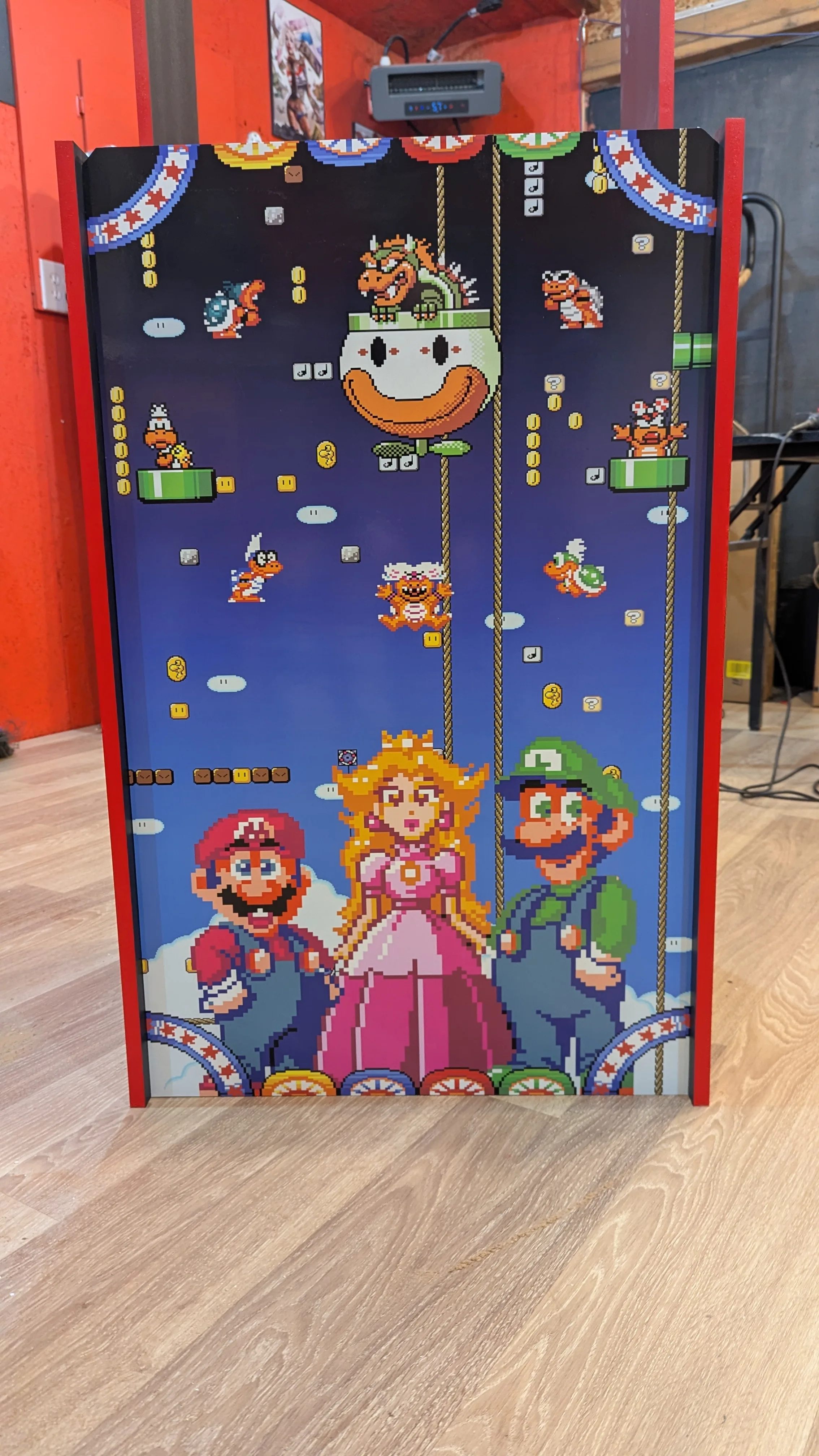 Super Mario Arcade Kickplate