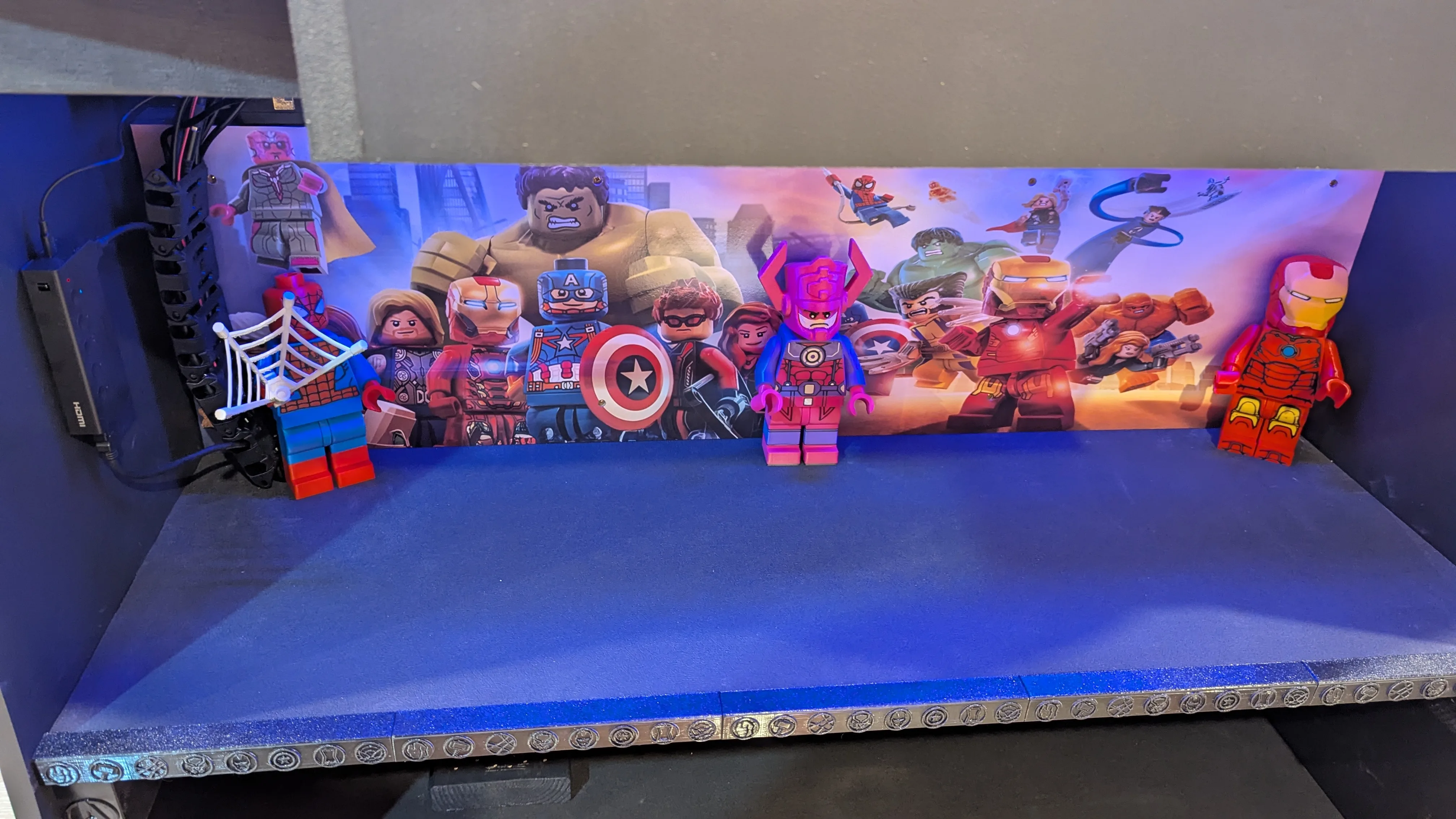 Lego Marvel Avengers arcade In progress front