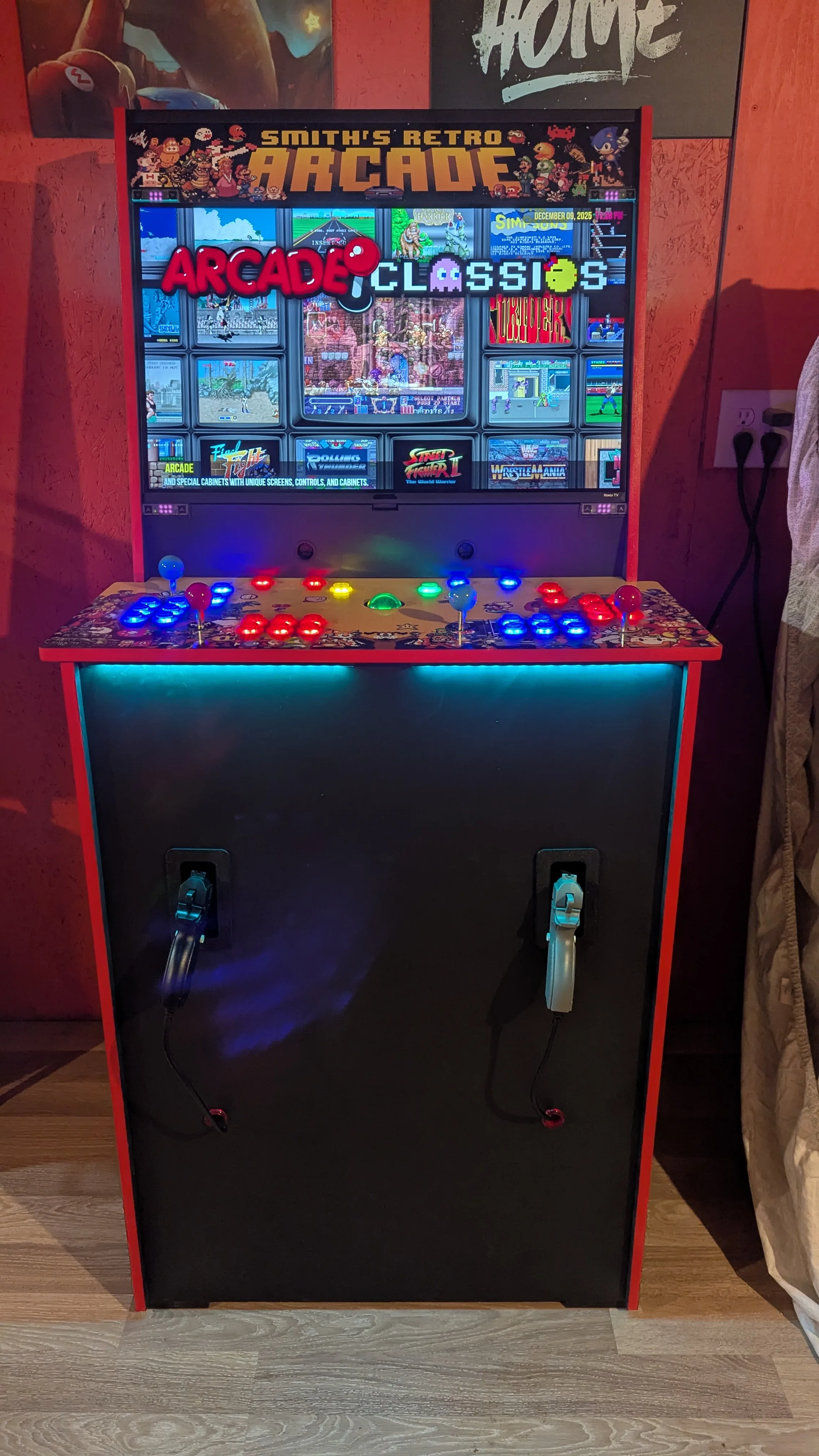 Go Big or Go Home retro 8-bit arcade machine with light gun build details