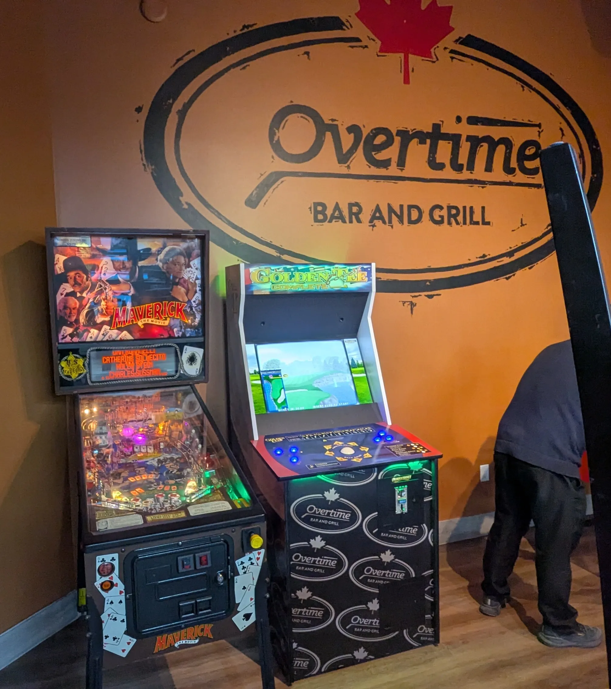 Golden Tee Fore full-size upright arcade machine build