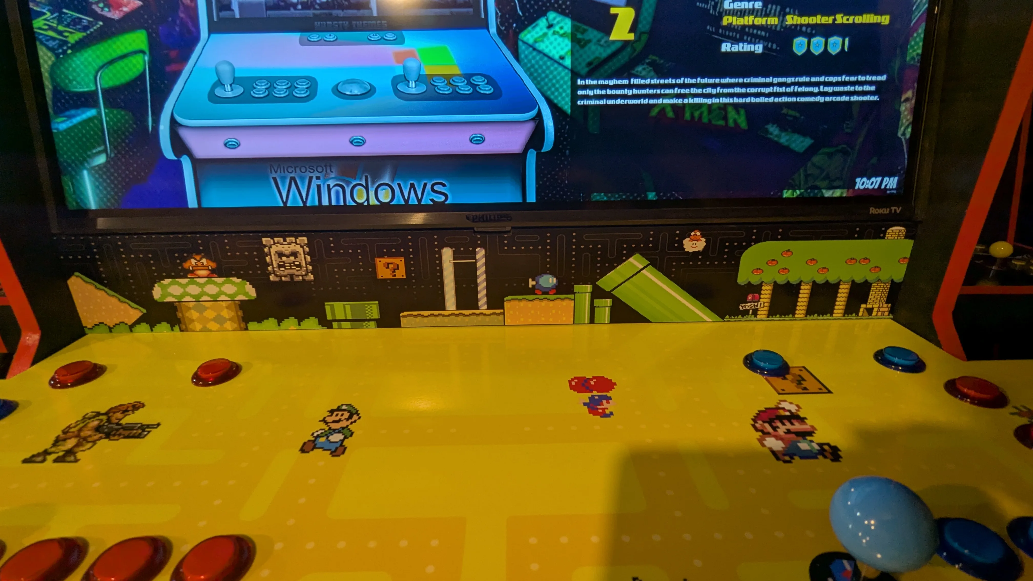 Pixel Edition Epic lower screen artwork and control panel